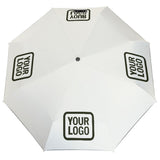 Custom White Olive Automatic Umbrella