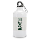 Custom White Green Sports Bottle