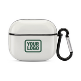 Custom White Green AirPods Case (3rd Generation)