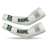 Custom White Green Arm Sleeve
