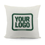 Custom White Green Pillowcase