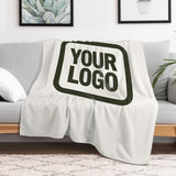 Custom White Olive Blanket