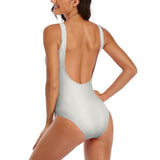 Custom White Green Swimsuit