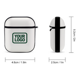 Custom White Green AirPods Case