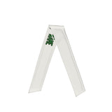 Custom White Emerald Green Headband