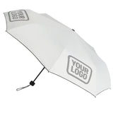 Custom White Gray Automatic Umbrella