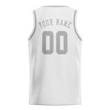 Custom White & Gray Colors Design Sports Basketball Jersey