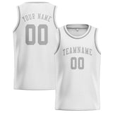 Custom White & Gray Colors Design Sports Basketball Jersey