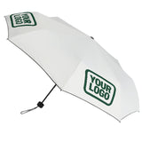 Custom White Green Automatic Umbrella