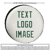 Custom White Green Truck Tires