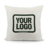 Custom White Dark Green Pillowcase