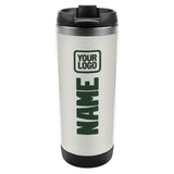 Custom White Dark Green Stainless Steel Water Cup