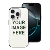 Custom White Dark Green Phone Case