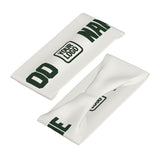Custom White Dark Green Sports headband