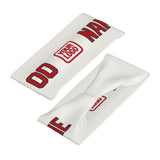 Custom White Red Sports headband