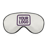 Custom White Purple Sleep Mask