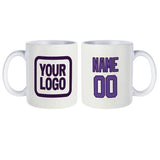Custom White Light Purple Mug