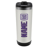 Custom White Light Purple Stainless Steel Water Cup