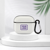 Custom White Light Purple AirPods Case (3rd Generation)