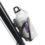 Custom White Light Purple Sports Bottle