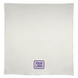 Custom White Purple Square Table Cloth