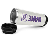 Custom White Light Purple Stainless Steel Water Cup