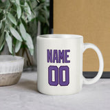 Custom White Light Purple Mug