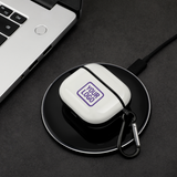 Custom White Light Purple AirPods Case (3rd Generation)