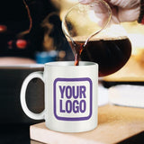 Custom White Light Purple Mug