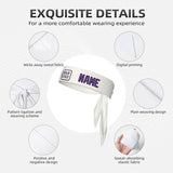 Custom White Light Purple Headband