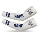 Custom White Navy Arm Sleeve