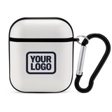 Custom White Navy AirPods Case