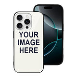 Custom White Navy Phone Case