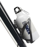 Custom White Navy Sports Bottle