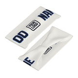 Custom White Navy Sports headband