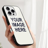 Custom White Navy Phone Case