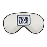 Custom White Blue Sleep Mask