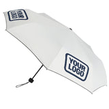 Custom White Blue Automatic Umbrella
