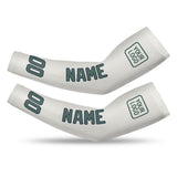 Custom White Blue Green Arm Sleeve