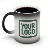 Custom White Blue Green Magic Mug