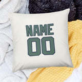 Custom White Blue Green Pillowcase