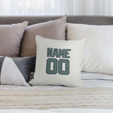Custom White Blue Green Pillowcase