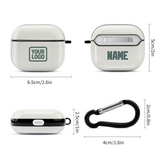 Custom White Blue Green AirPods Case (3rd Generation)