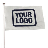 Custom White Navy Flag