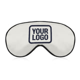 Custom White Navy Sleep Mask