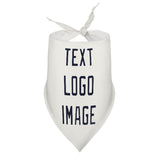 Custom White Navy Pet Scarf