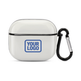 Custom White Sky Blue AirPods Case (3rd Generation)