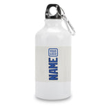 Custom White Sky Blue Sports Bottle
