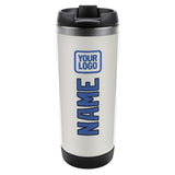 Custom White Sky Blue Stainless Steel Water Cup