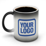 Custom White Sky Blue Magic Mug